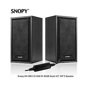Snopy SN-385 1+1 Speaker USB Ses Sistemi