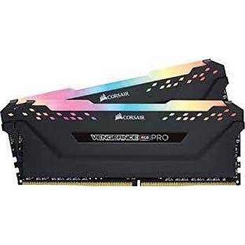 Corsair CMW16GX4M2C3600C18 16GB (2X8GB) DDR4 3600MHz Black Vengeance RGB Pro Soutuculu DIMM Bellek Ram