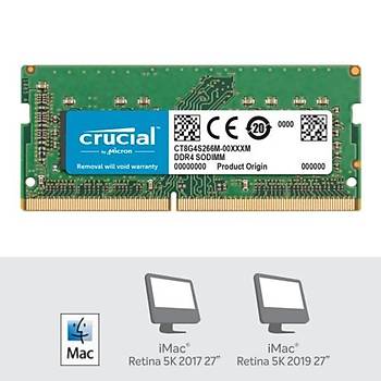 Crucial For Mac 8GB 2666MHz DDR4 CT8G4S266M Bellek Ram
