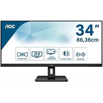AOC 34 Q34E2A IPS 2K MM Monitr 4ms Siyah Monitr