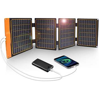 FlexSolar S40 40W  USB ��k��l� Ta��nabilir G�ne� Paneli