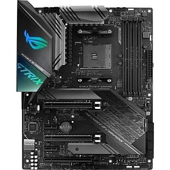 Asus Rog Strix X570-F Gaming AMD X570 AM4  DP HDMI ift M2 + 6 SATA USB 3.2 Aura RGB ATX 128GBA Kadar Ram Destei- Anakart