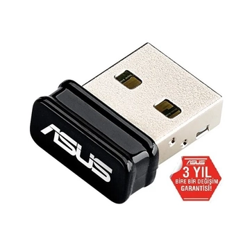 Asus USB-N10 150Mbps Kablosuz USB Wi-Fi Adaptr