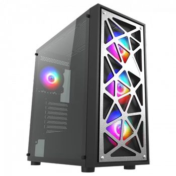 Vento VG12AL 600W 80+ PSU 4x120mm RGB Fan Temperli Cam USB 3.0 Mesh E-ATX Mid-Tower Gaming (Oyuncu) Kasa