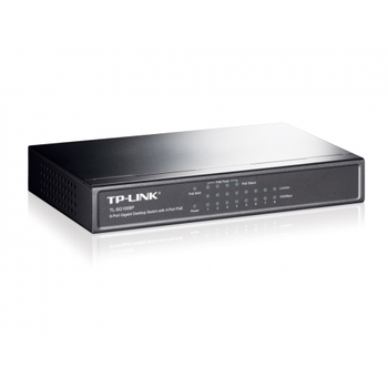 TP-Link Omada TL-SG1008P 8 Port GigaBit Metal Kasa 4 Port PoE 55W Y�netilemez Masa�st� Switch