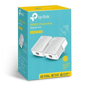 Tp-Link TL-PA4010KIT AV600 Nano Powerline Elektrik Hatt� �nternet Geni�letici Adapt�r ikili Kit