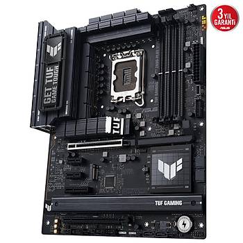 Asus Tuf Gaming Z890-Plus Wif DDR5 4XM2 USB3.2 RGB Lan ATX Anakart