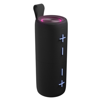 M�kado MD-51BT 20W Ta��nabilir AUX/BT/TF/TWS RGB I��kl� 1800mAh + 1800mAh IPX66 Su Ge�irmez M�knat�sl� Ayr�labilir 2 Par�a Siyah Bluetooth Speaker