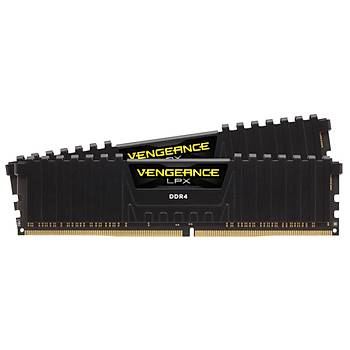 Corsair CMK32GX4M2Z3600C18 32GB (2X16GB) DDR4 3600MHz CL18 Vengeance Black LPX Soutuculu DIMM Bellek Ram