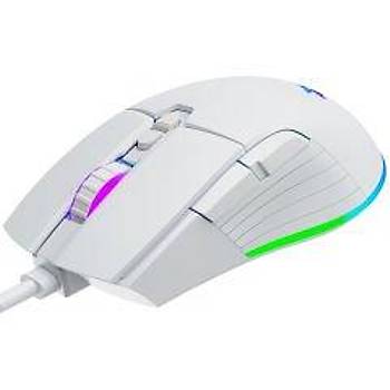 GameBooster M12 Vital RGB Aydnlatmal Beyaz Profesyonel Gaming Mouse