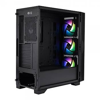 Thermaltake Versa T25 550W 80+ ARGB 3x120mm Fan Tempered Glass Pencereli Oyuncu Kasas�