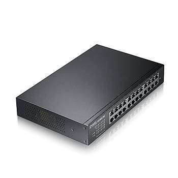 Zyxel GS1900-24E-EU0103F 24-Port 24x10/100/1000 L2 Gigabit Desktop Fansiz Web Smart Ynetilebilir Switch V2