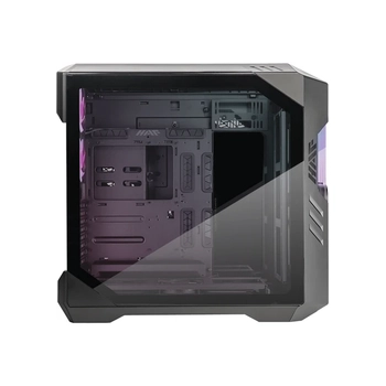 CM HAF700 EVO Tempered Glass ARGB Ledli LCD Ekran Mesh �n Panel Titanyum 7Fanl� Gri Renkli FullTower Kasa