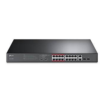 TP-LINK TL-SL1218MP 16 Port 10/100 Ynetilemez PoE Switch