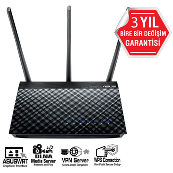 Asus DSL-AC750 2 Port ADSL/VDSL 750Mbps Modem/Router