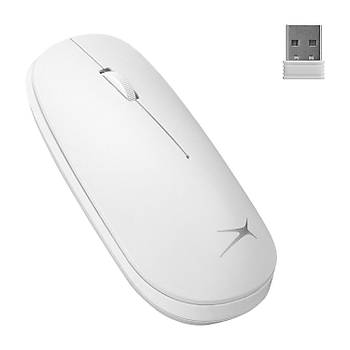 Altec Lansing ALBM7305 Beyaz 2.4ghz USB 1600DPI Alkalin Pilli Kablosuz Mouse