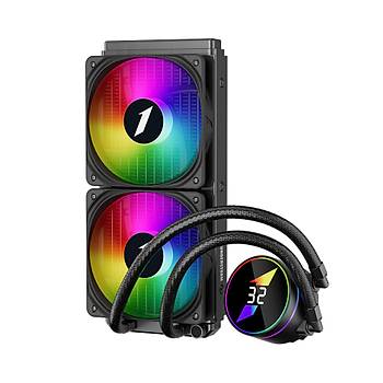 1st Player ThunderStorm TS3 240mm Siyah ARGB S�cakl�k Ekran G�stergeli AM5 / LGA1700 ��lemci S�v� So�utucu