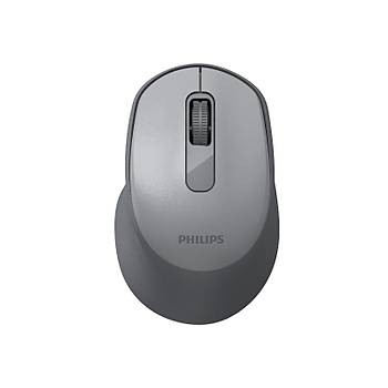 Philips Spk7448g Dual Mod 2.4 Ghz + Bluetooth 1600Dp� Ergonomik 3 Tu�lu Sessiz Optik Mouse Gri