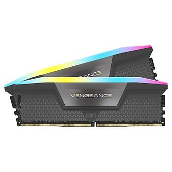 Corsair Vengeance Expo RGB Gri 32GB (2x16) CMH32GX5M2B5600Z40 DDR5 5600MHz CL40 Ram
