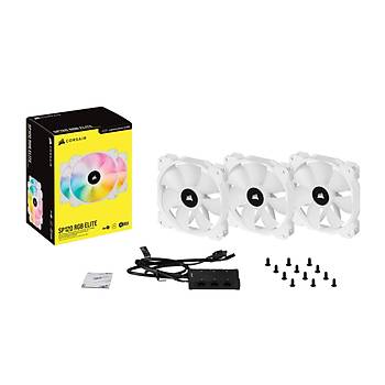 Corsair CO-9050137-WW ICUE SP120 RGB ELITE 120 MM YUKSEK PERFORMANS FAN