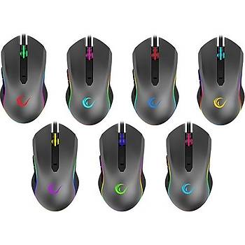 Rampage SMX-R70 Blaze Usb 6400DPI RGB Makrolu Gaming Oyuncu Mouse