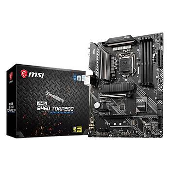 MSI MAG B460 TORPEDO SOKET 1200 DDR4 2933 HDMI DP M.2 USB 3.2 RGB ATX