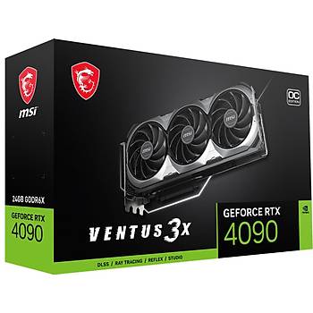 MSI RTX4090 Ventus 3X E 24G OC 384 Bit GDDR6X 24 GB Ekran Kart�