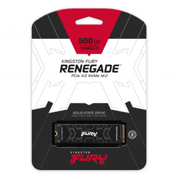 Kingston Fury Renegade 500Gb SFYRS/500G 7300/3900 Gen4 Nvme M.2 SSD