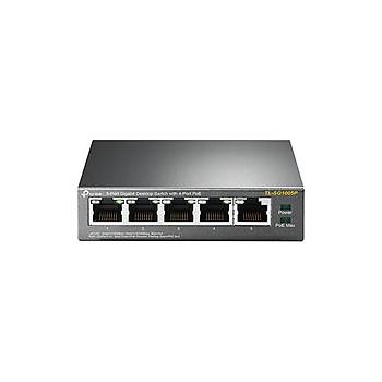 Tp-Link TL-SG1005P 5-Port 10/100/1000 Ynetilemez PoE Switch