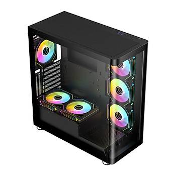 Frisby FC-9570 Vanta 750W 80+ Bronze 6XARGB Fan Siyah Kasa