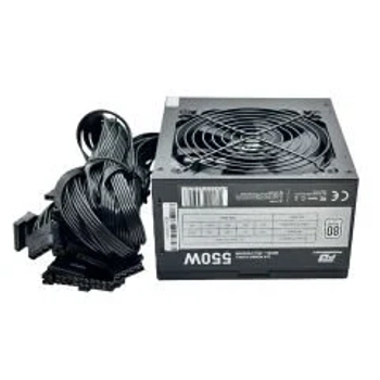 PowerBoost PB550WB 550W 80+ White APFC 4*PCI-E 6+2 Pin 12cm Siyah Fanl� ATX PSU (Bulk)