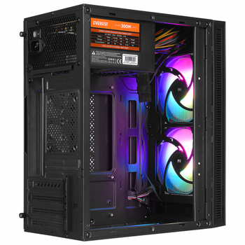 Everest Minion Mesh 300W  2x12cm Micro Atx Rainbow Kasa