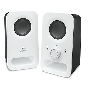 Logitech Z150 1+1 Snow Beyaz (White) Speaker (980-000815) Ses Sistemi