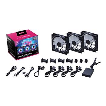 MSI MPG EZ120 ARGB-3B ARGB 120mm Manyetik Siyah 3'l� Kasa Fan�