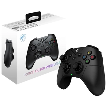 MSI GG FORCE GC300 W Kablosuz Siyah Gamepad