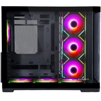 GameBooster GB-G2852B-750w 80+ Bronze Curved Cam  7ARGB Fan Seaview Gaming Siyah Kasa
