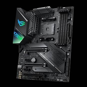 Asus Rog Strix X570-F Gaming AMD X570 AM4  DP HDMI ift M2 + 6 SATA USB 3.2 Aura RGB ATX 128GBA Kadar Ram Destei- Anakart
