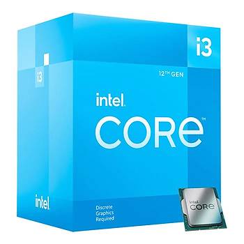 Intel i3-12100F Dört Çekirdek 3.30 GHz 1700p Kutulu Ýþlemci