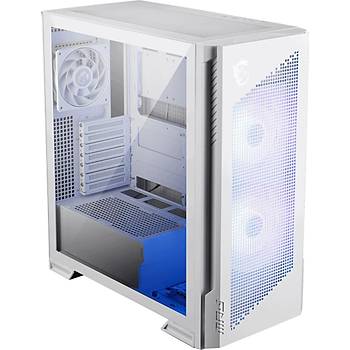 MSI MPG Velox 300R Airflow PZ Beyaz ARGB 1X120mm Fan E-ATX Gaming Bilgisayar Kasas�