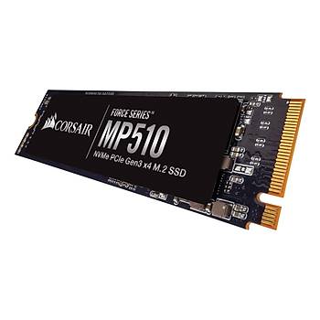 Corsair CSSD-F480GBMP510B Force MP510 NVMe PCIe M.2 SSD 480GB 3.480MB/s Okuma Hýzý / 2.000MB/s Yazma hýzý SSD