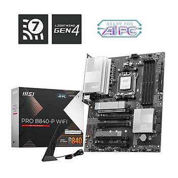 MSI Pro B840-P WiFi DDR5 8000MT/s  AM5 Anakart