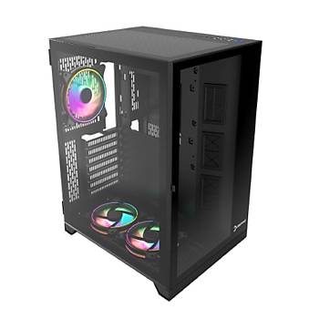 Gamepower Warcry Compact 3X RGB Fan 550W 80+ Bilgisayar Kasas