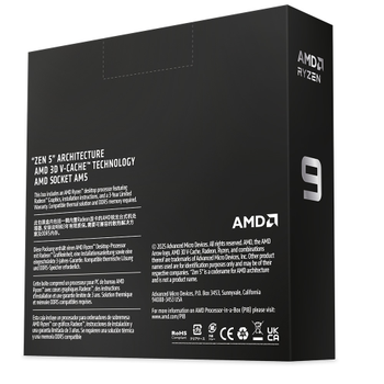 AMD RYZEN 9 9950X3D2 Dual Edition 16 Core 4,30-5.60GHz 208Mb Cache 200W  AM5 Soket BOX ��lemci