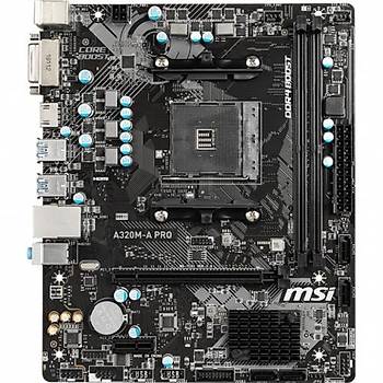 Msi A320M-A Pro DDR4 S+V+GL AM4 (mATX) Anakart