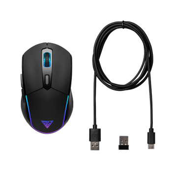 Gamdias Hades M2 RGB Ayd�nlatma Kablosuz 7 Tu�lu Gaming Mouse 4800DPI Siyah Mouse