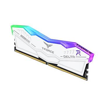 Team T-Force DELTA RGB White DDR5  32GB (2x16GB) 6400Mhz  CL40 Gaming Ram