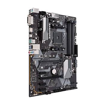 Asus Prime B450-Plus AMD B450 AM4 DDR4 3466 HDMI DVI M2 USB3.1 Aura RGB Atx Anakart