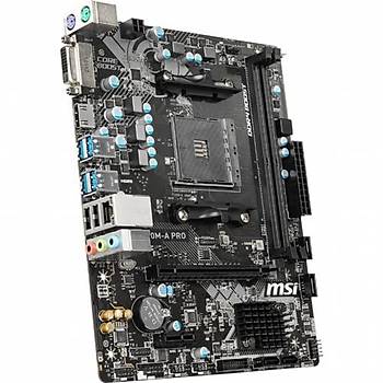 Msi A320M-A Pro DDR4 S+V+GL AM4 (mATX) Anakart