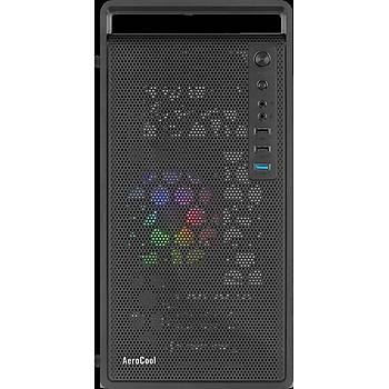 Aerocool CS-109 500W 1x120mm FRGB Micro ATX/Mini ITX Siyah Kasa