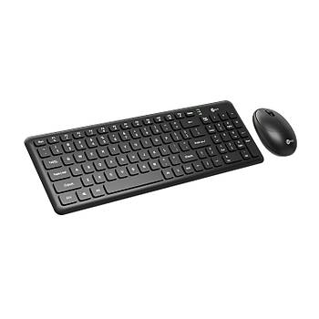 Lenovo lecoo KW204 Siyah Kablosuz Klavye Mouse Seti